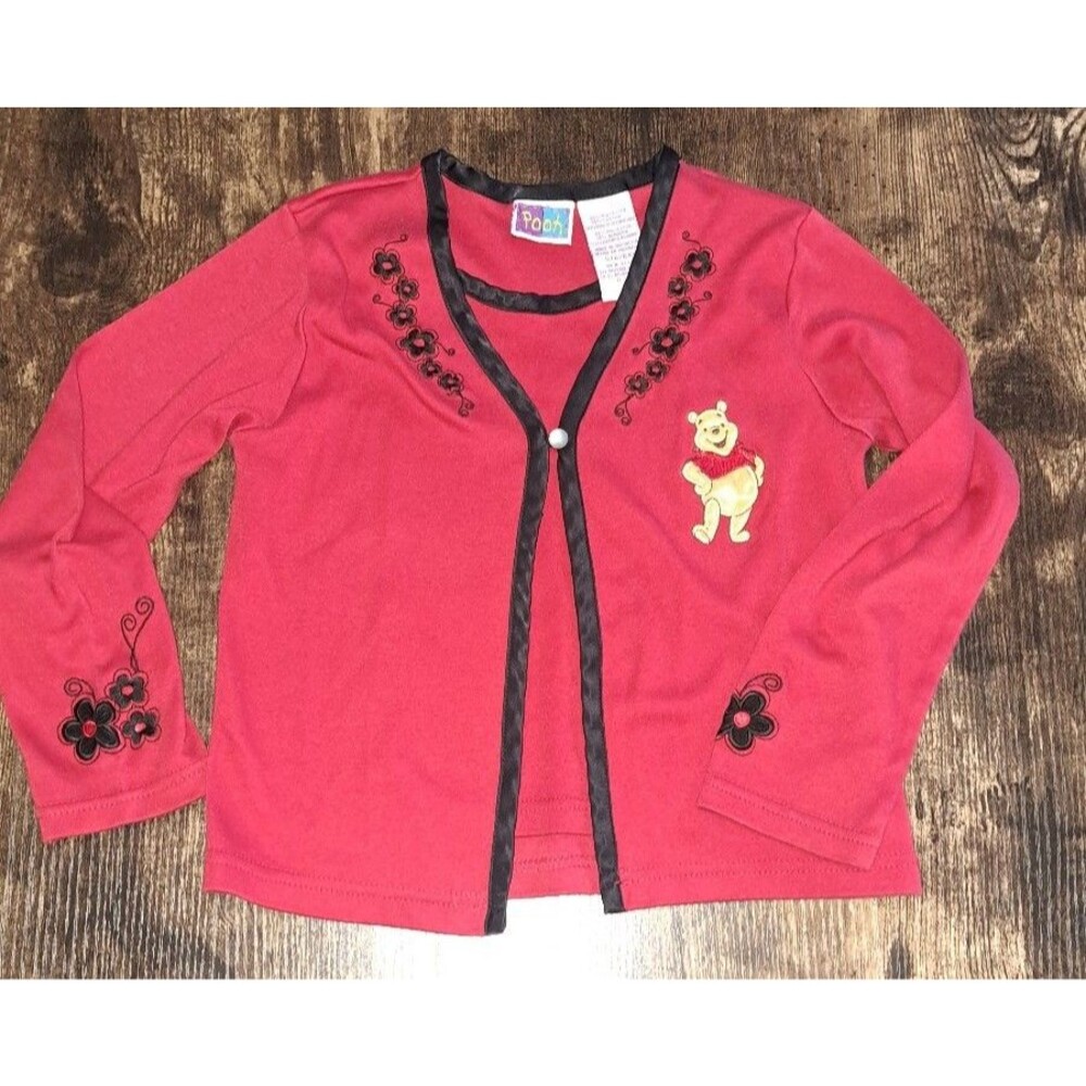 Vintage Winnie the Pooh Cardigan/Shirt 6/6x